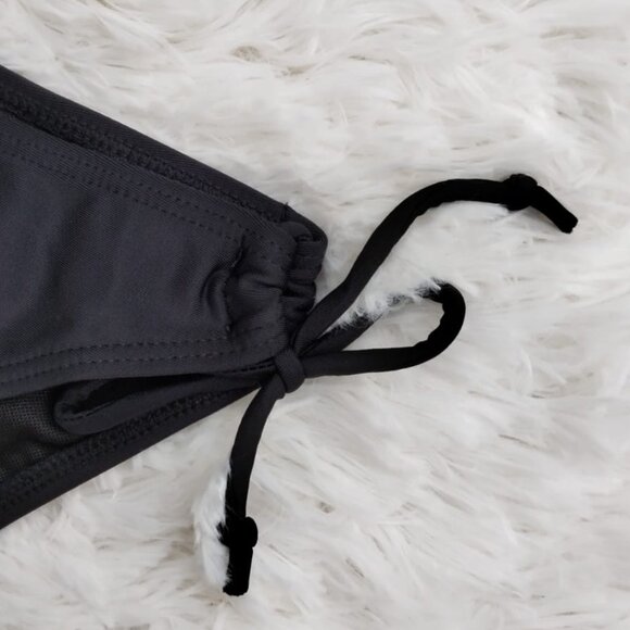 BLACK FULL COVERAGE SWIMSUIT - Picture 2 of 5